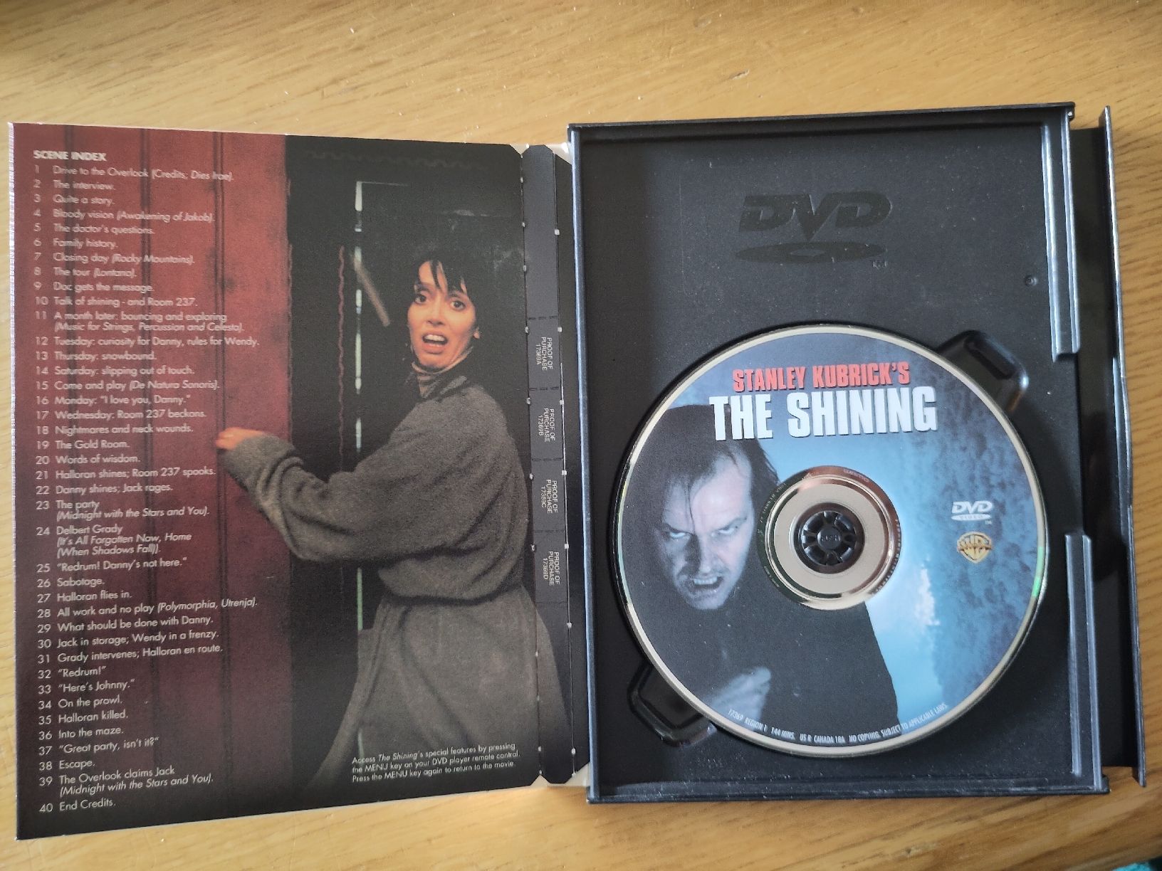 Tutti i DVDs: DVD The Shining – Usato da Basel venduto da Corrado36 2