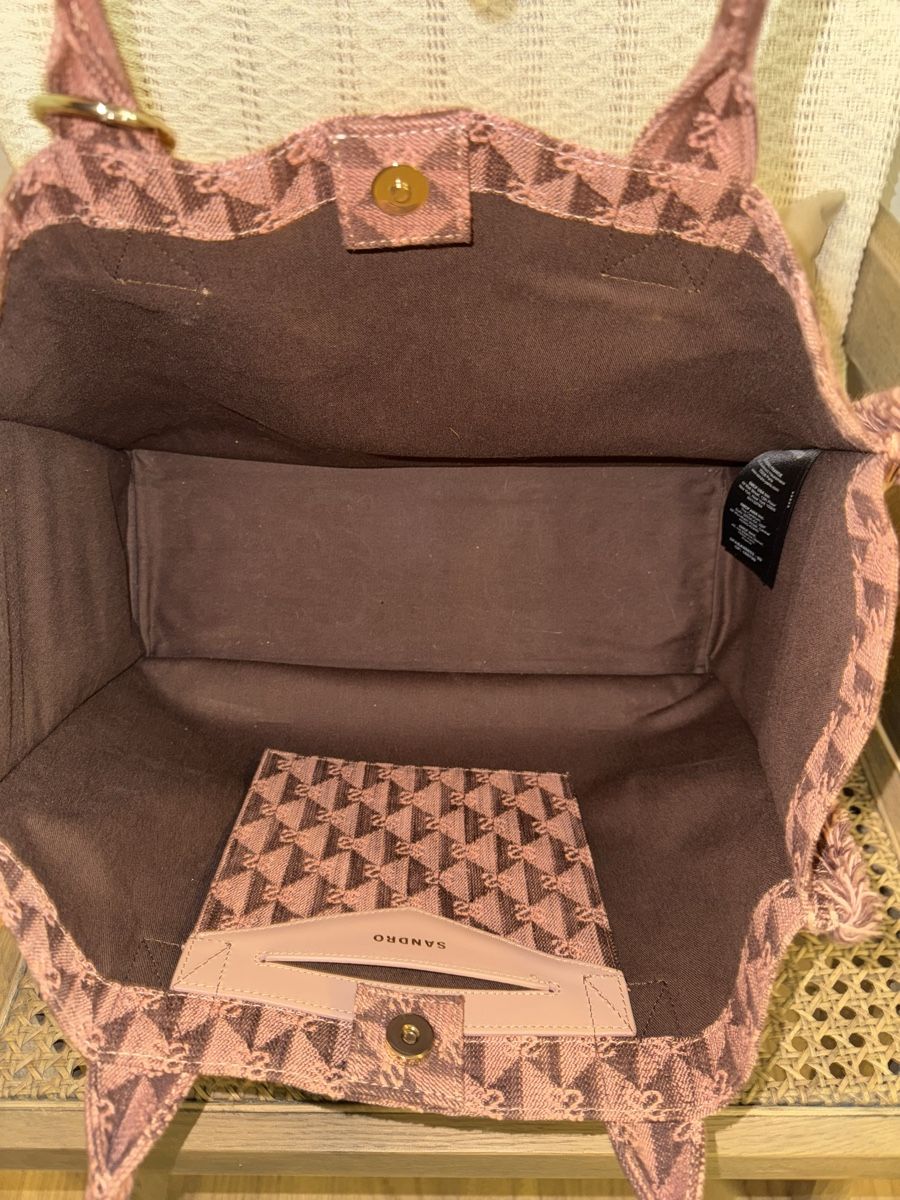 Sandro Taschen für Damen: Sandro Handtasche aus Baumwolle - Rosa – Gebraucht aus Fahrweid von meded 5
