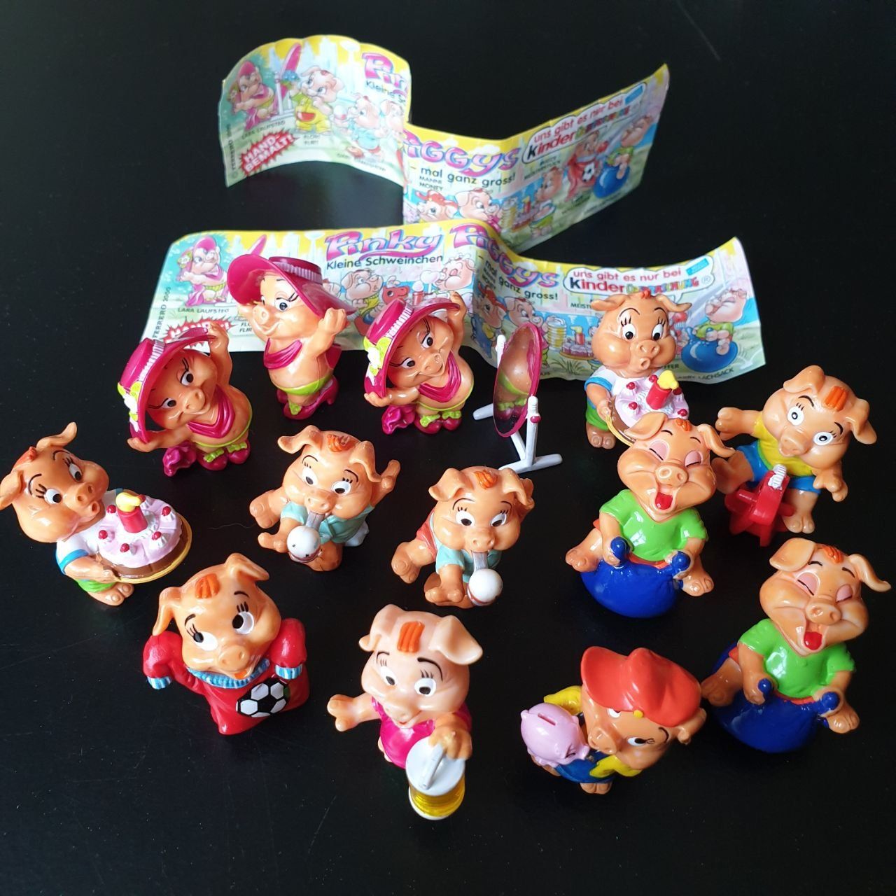 Figurines: Ü-Eier Figuren Pinky Piggys 2000 – D'occasion à Urnäsch par Nakamotix