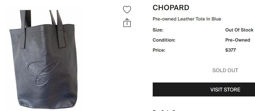 Chopard Borse da donna: Tasche / Sac Chopard  Shopper – Usato da Collonges venduto da Auganien 9