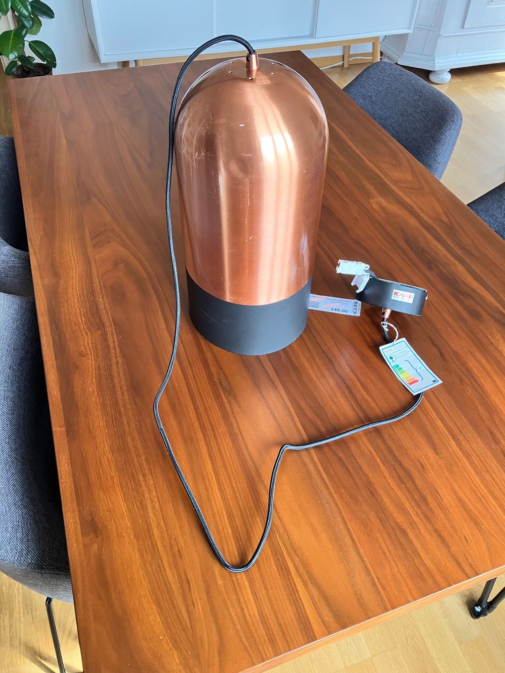 Kare Kronleuchter & Deckenlampen: Hängeleuchte Campana Duo Copper KARE – Gebraucht aus Zürich von miriosa 3