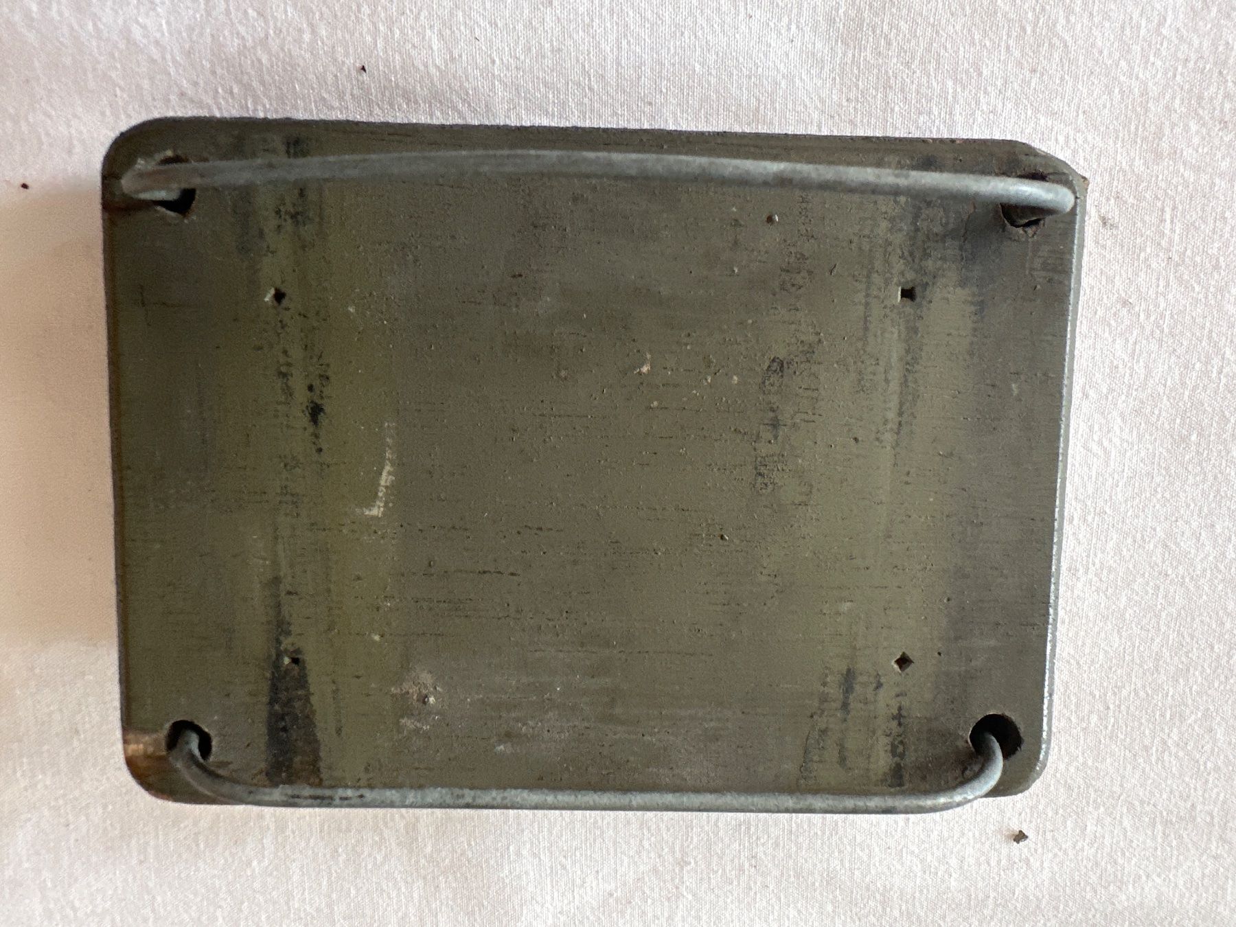 Schweizer Armee Schilder: Alte Schweizer Militär-Velonummer 267 – Gebraucht aus Steffisburg von WerkstattMaster 1