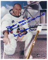 Alan Bean Apollo 12 Autogramm signiert Foto 20x25cm