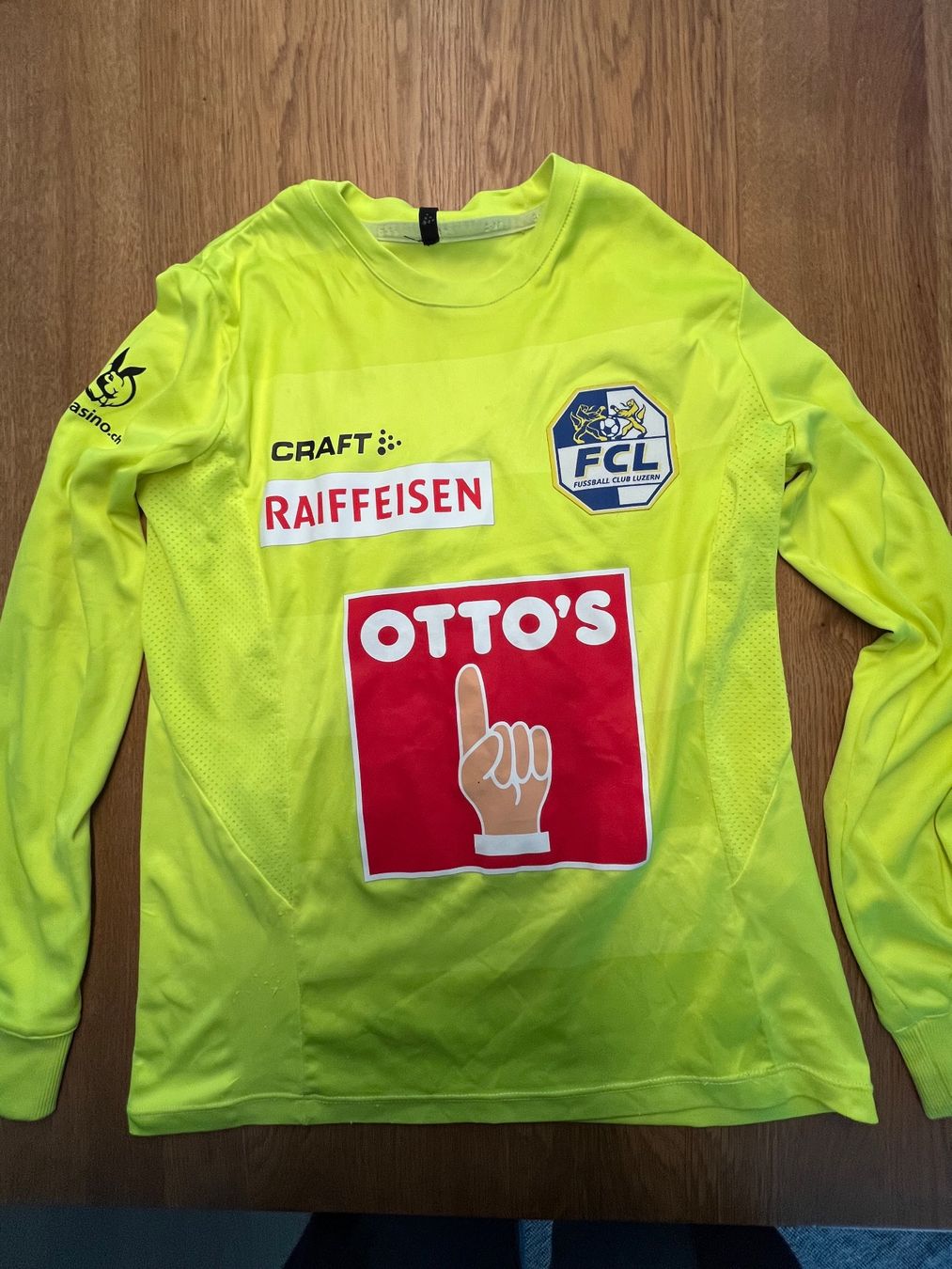 Scarpe, pantaloni & magliette da ginnastica: FCL Goalie Match-Trikot – Usato da Meggen venduto da Sternenhi7 1