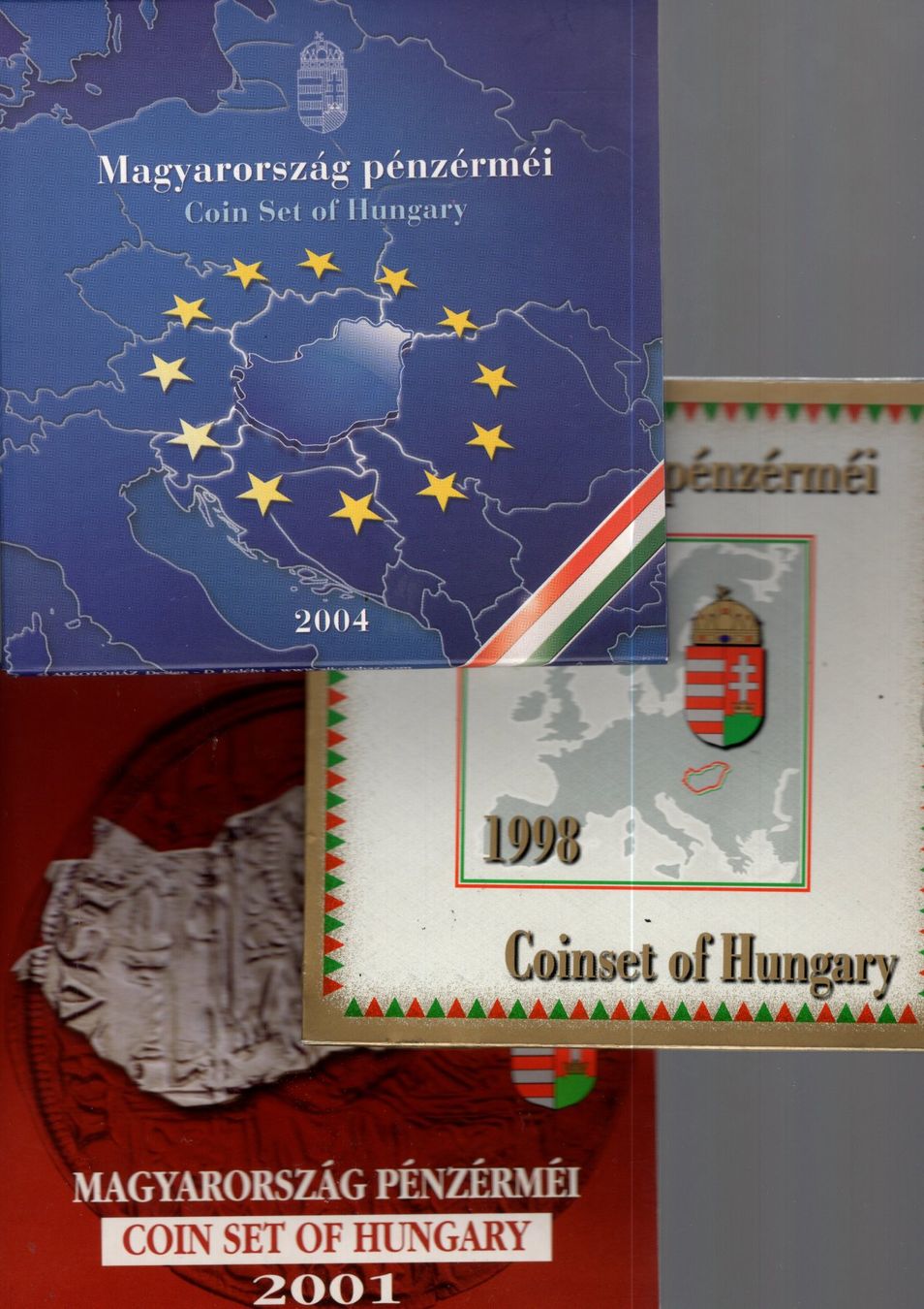 Alle Münzen: Ungarn coin set 3 stück UNC – Neu und originalverpackt aus Leibstadt von baroc333