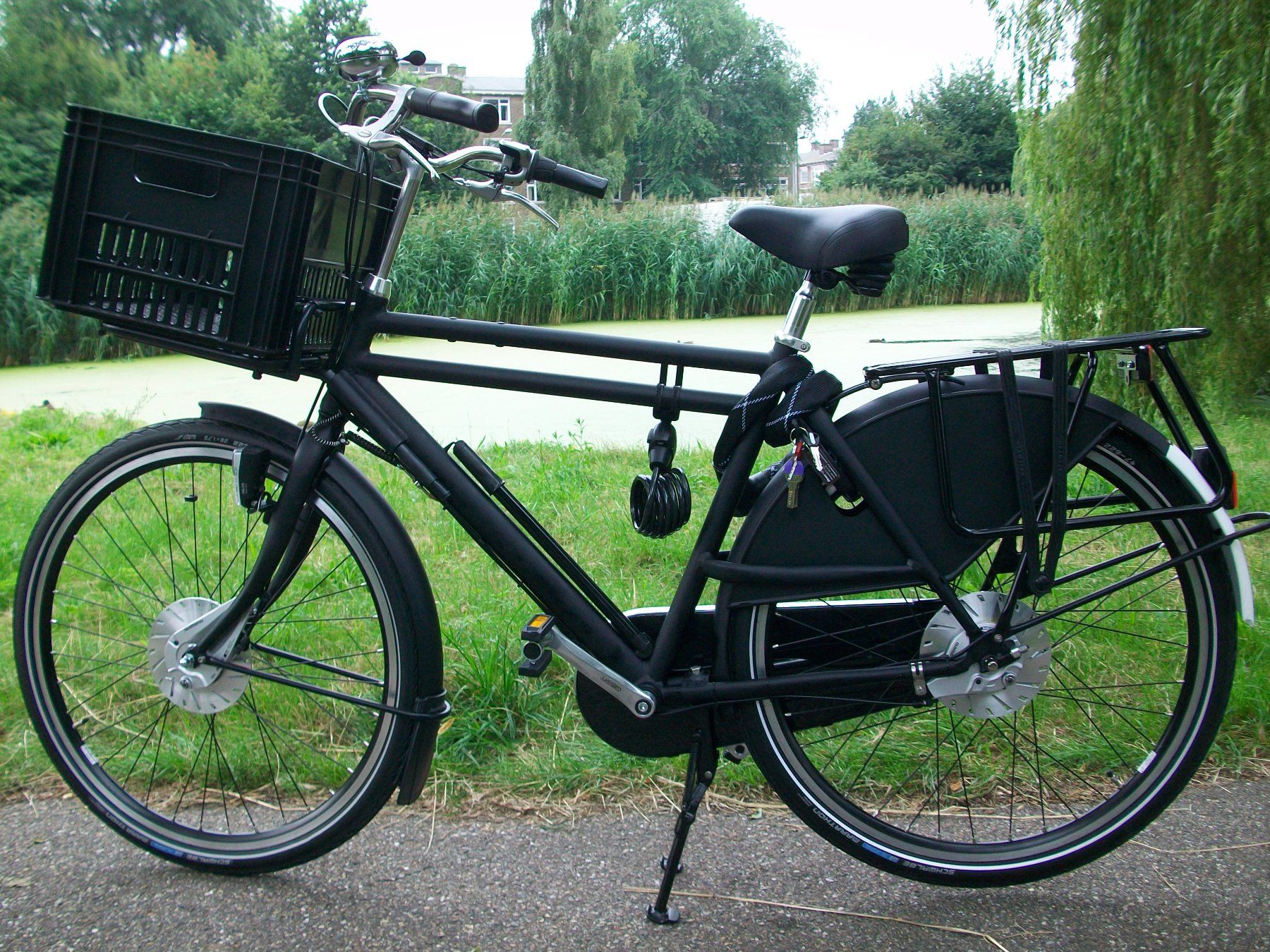 28 Zoll Aluminium Hollandrad - Inkl. Korb! (Gebraucht) in Blach fr CHF  800  nur Abholung auf Ricardo kaufen