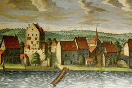 DAVID HERRLIBERGER (Swiss, 1697-1777) Greifensee, koloriert