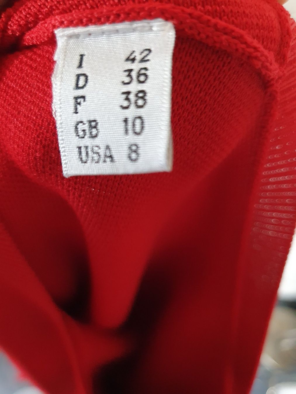 Vestiti: Alberta Ferretti Kleid, Gr. 36, rot, Aeffe SPA – Nuovo (secondo la descrizione) da Heinrichswil venduto da sabi2809 3