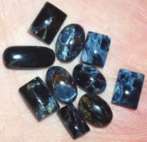 Cabochon Set L-3752 – 10 Stück Pietersit Edelsteine