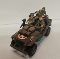 US Jeep  mit 3 Soldaten, Militärsammlung Dinky Toys ca.1:43