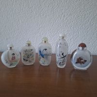 Mehrere Snuff Bottle, asiatische Schnupftabak Fläschli