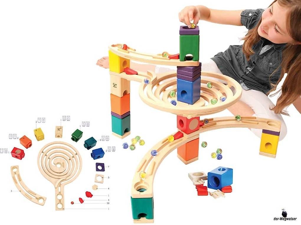 Hape Giocattoli: Hape Kugelbahn The Roundabout 91-teilig – Nuovo e nell'imballaggio originale da Birsfelden venduto da der-Wegweiser 3