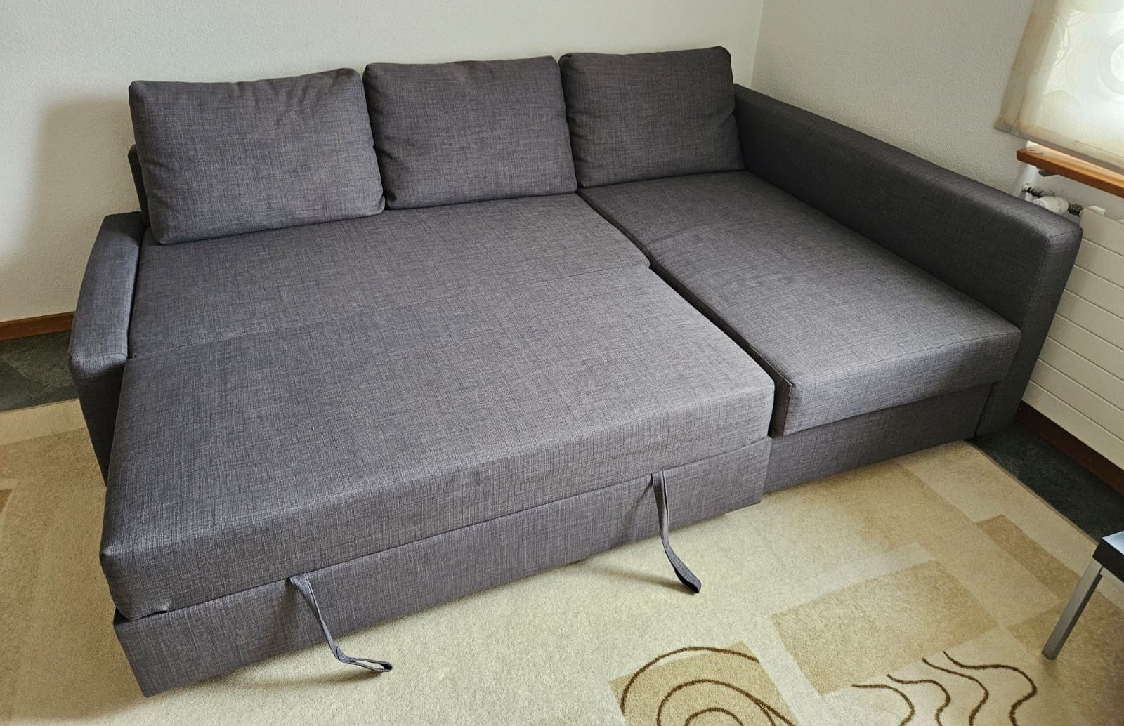 Divani: Graues Ecksofa mit Schlaffunktion - Gemütlich! – Usato da Sins venduto da mch_z7dl 1