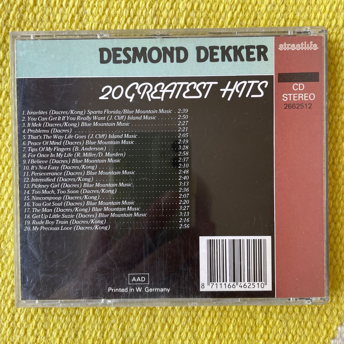 CD: DESMOND DEKKER-20 GREATEST HITS – Usato da Rorschacherberg venduto da CD-Roli 1