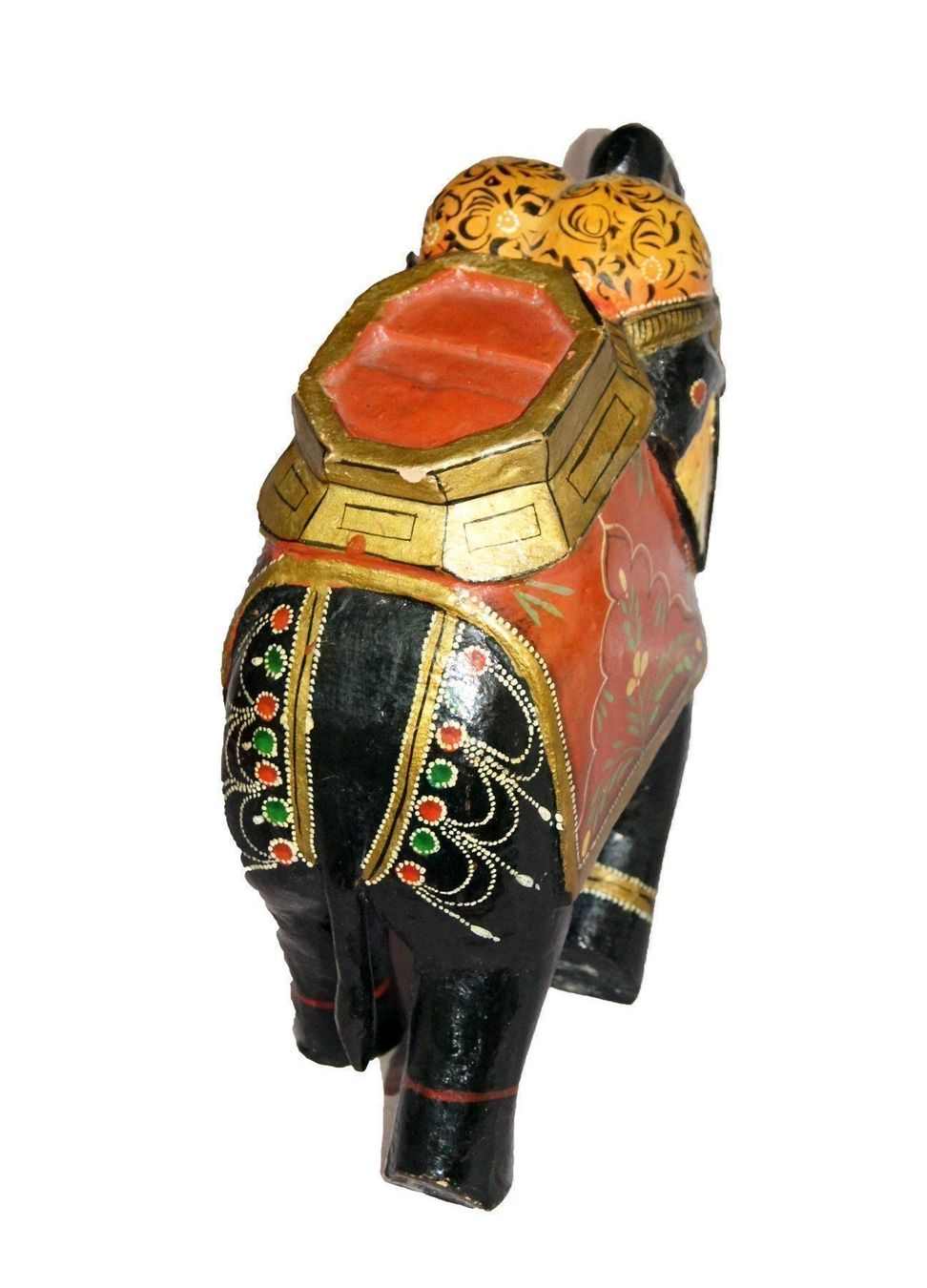 Figuren: Indischer Parade-Elefant bunt bemalt – Gebraucht aus Geroldswil von ARTEFACTO 5