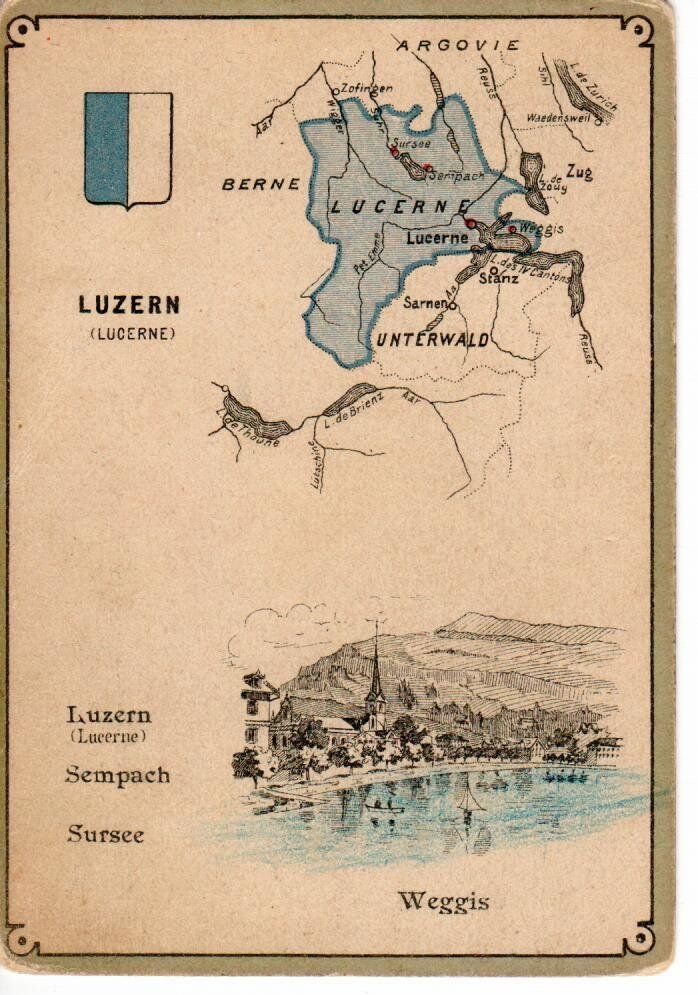 Cartes postales: Weggis – D'occasion à Wolhusen par Curver9