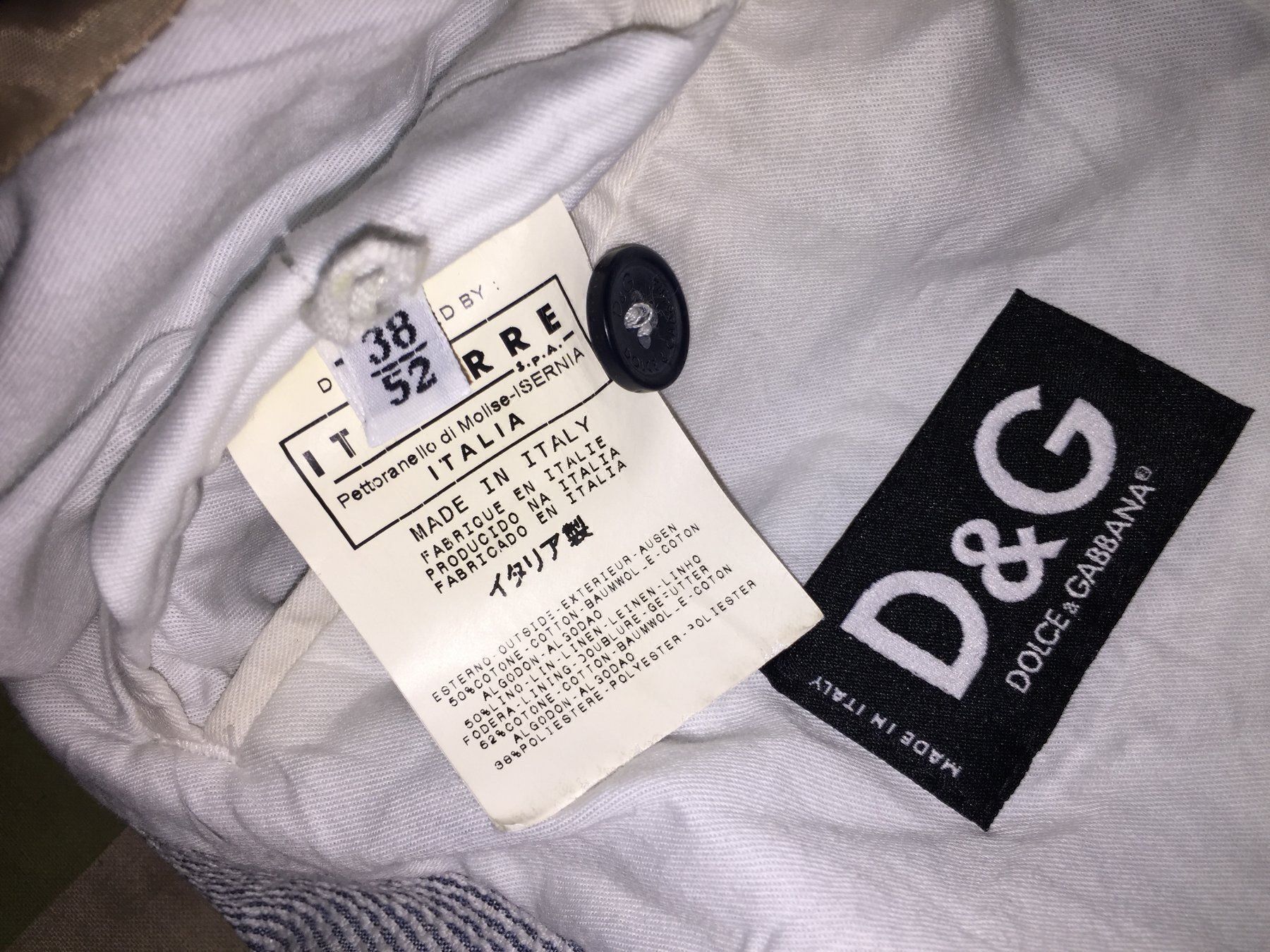Dolce & Gabbana Jacken: D&G DOLCE & GABBANA Veste / Sakko Taille / Grosse 52 – Gebraucht aus Cossonay-ville von Super-Price-Quality 9