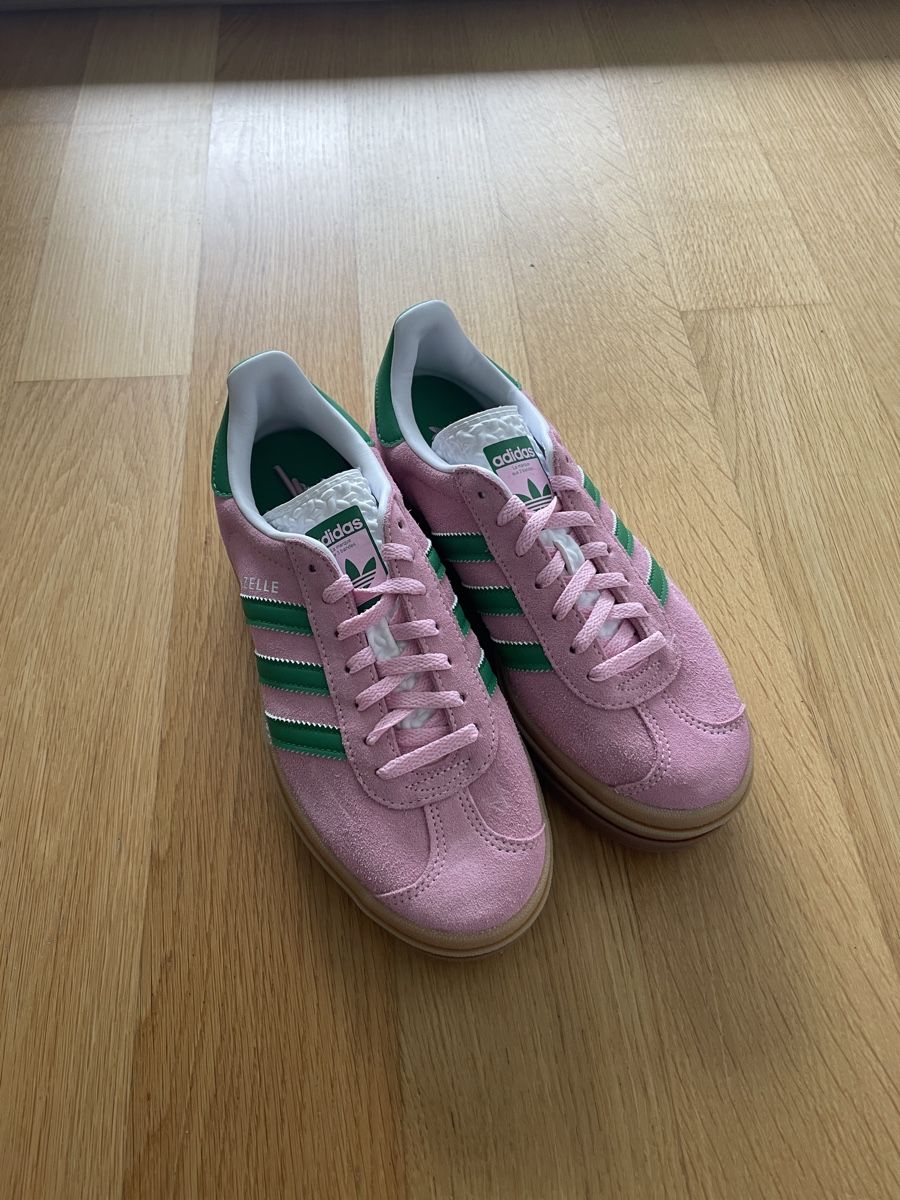 NEU Adidas Gazelle Plateau in Pink and Grn Grsse 38 (Neu (gemss  Beschreibung)) in Rheinfelden fr CHF 105  mit Lieferung auf Ricardo kaufen