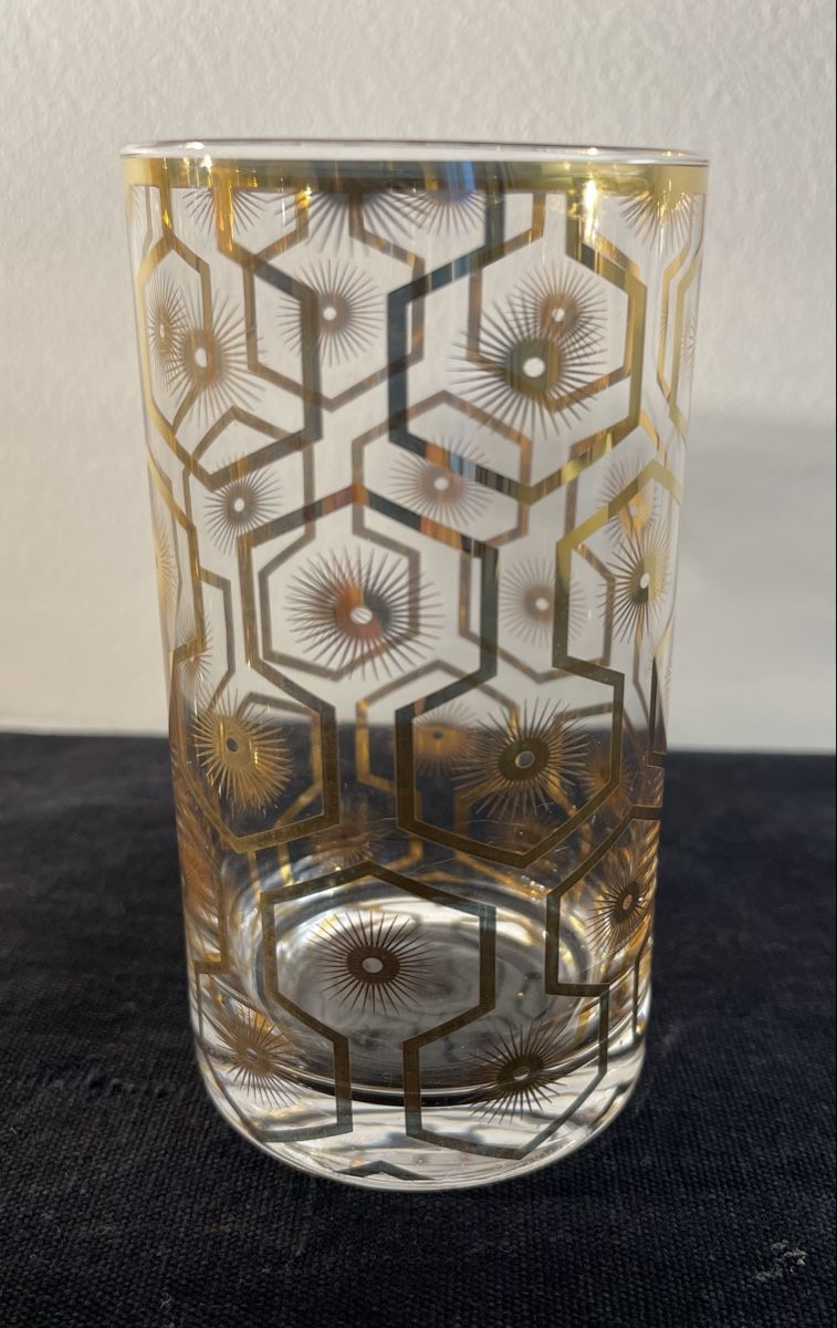 Bicchieri: Très jolis verres à eau dorés – Usato da Genève venduto da jos_fm7m 4