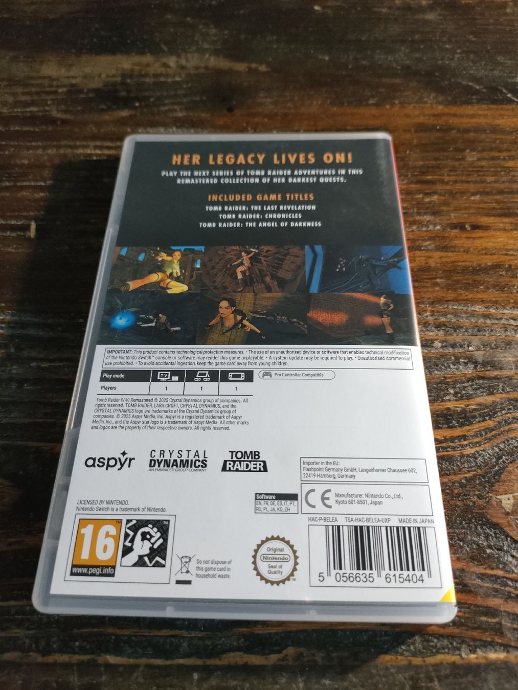Nintendo Jeux: Tomb Raider IV•V•VI Remastered sur Switch – D'occasion à La Chaux-de-Fonds par nwa_w9zt 1
