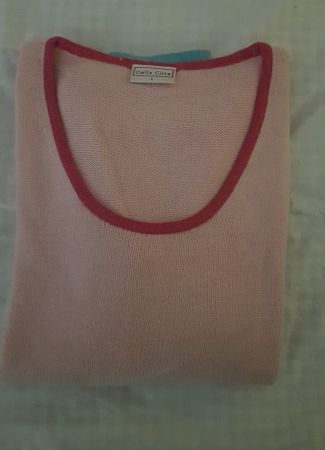 Strick Pulli Rosa ca. Grösse M