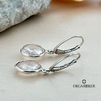 Bergkristall Ohrhänger – Sterling Silber