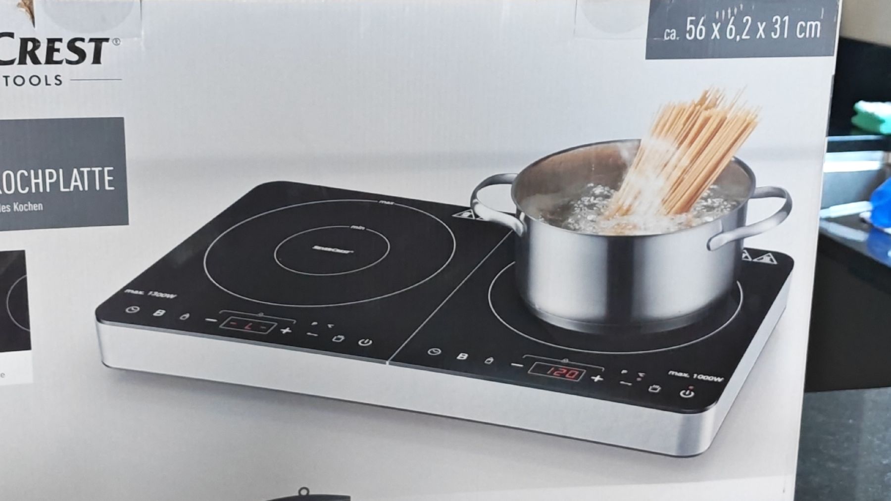 Komplettküchen: Plaque électrique induction /Doppel Induktionskoch platte – Neu (gemäss Beschreibung) aus Bevaix von fee-verte