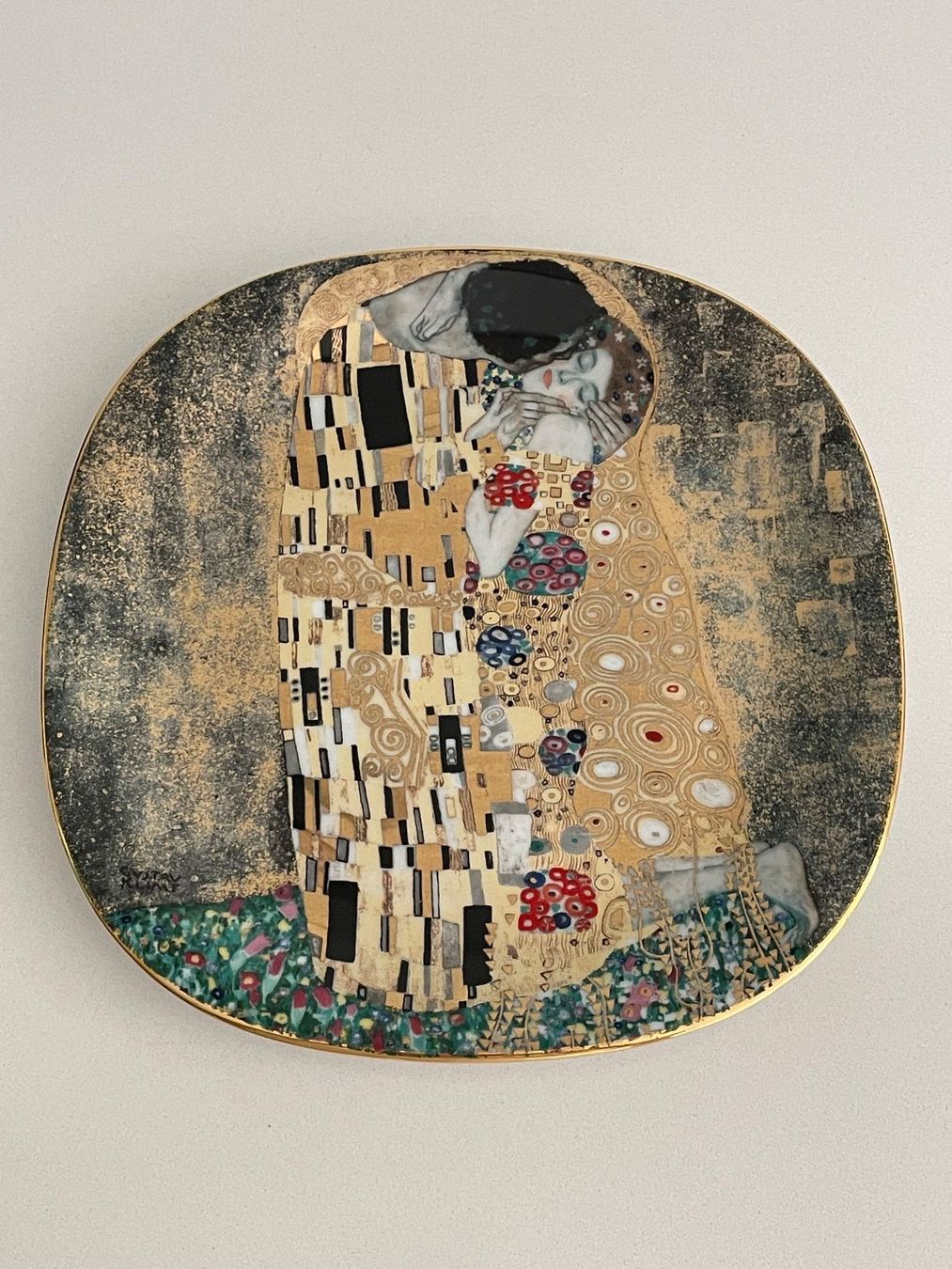 Alle Dekorationen: Gustav Klimt Kunstteller "Der Kuss " 1990 – Gebraucht aus Zürich von plumita 2