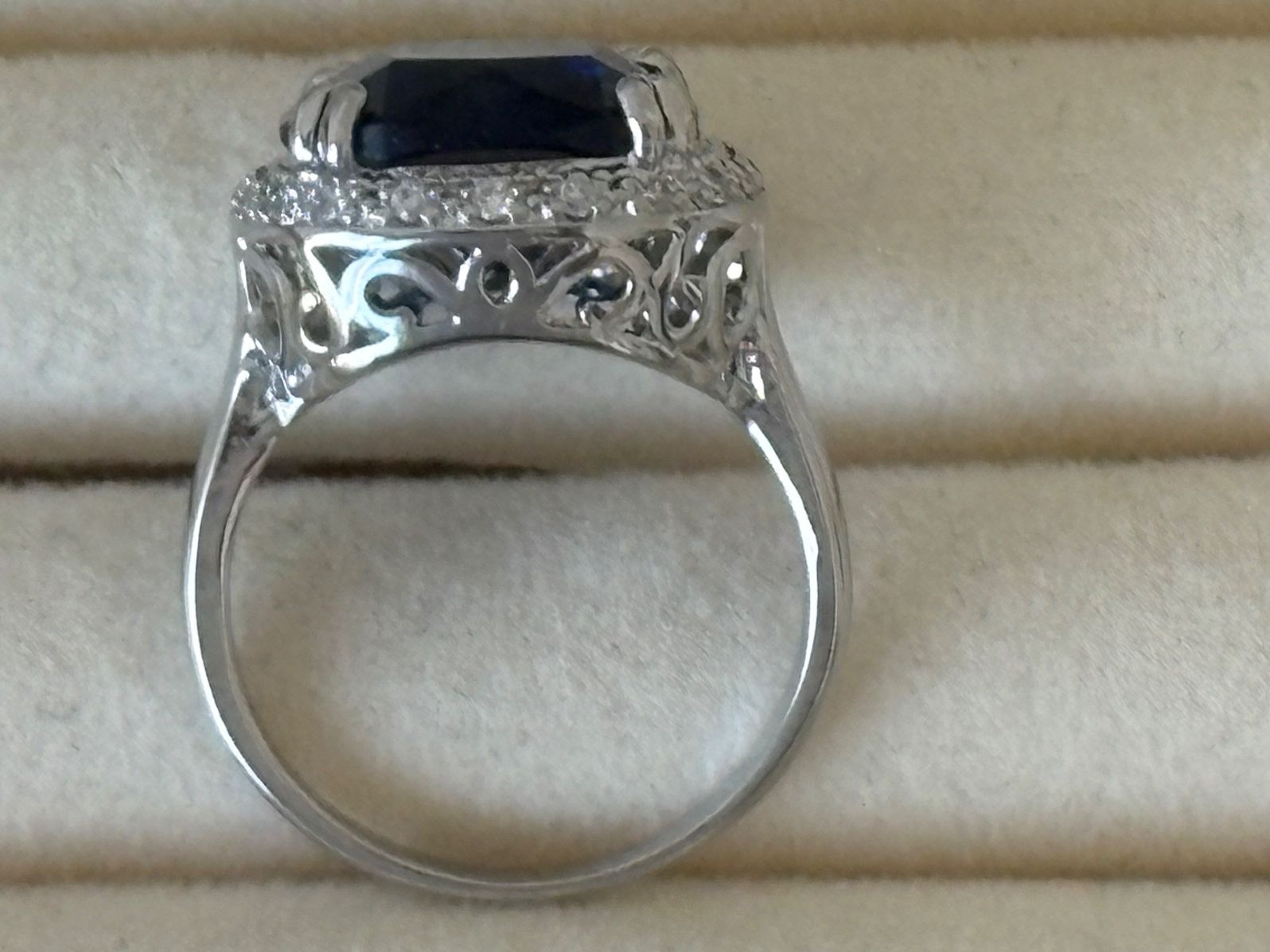 Bagues: Luxus Elegante Solitär gr: 19:9 Ring Farbe: Silver – Neuf (Voir description) à Biel-Bienne par Roserosse13 2
