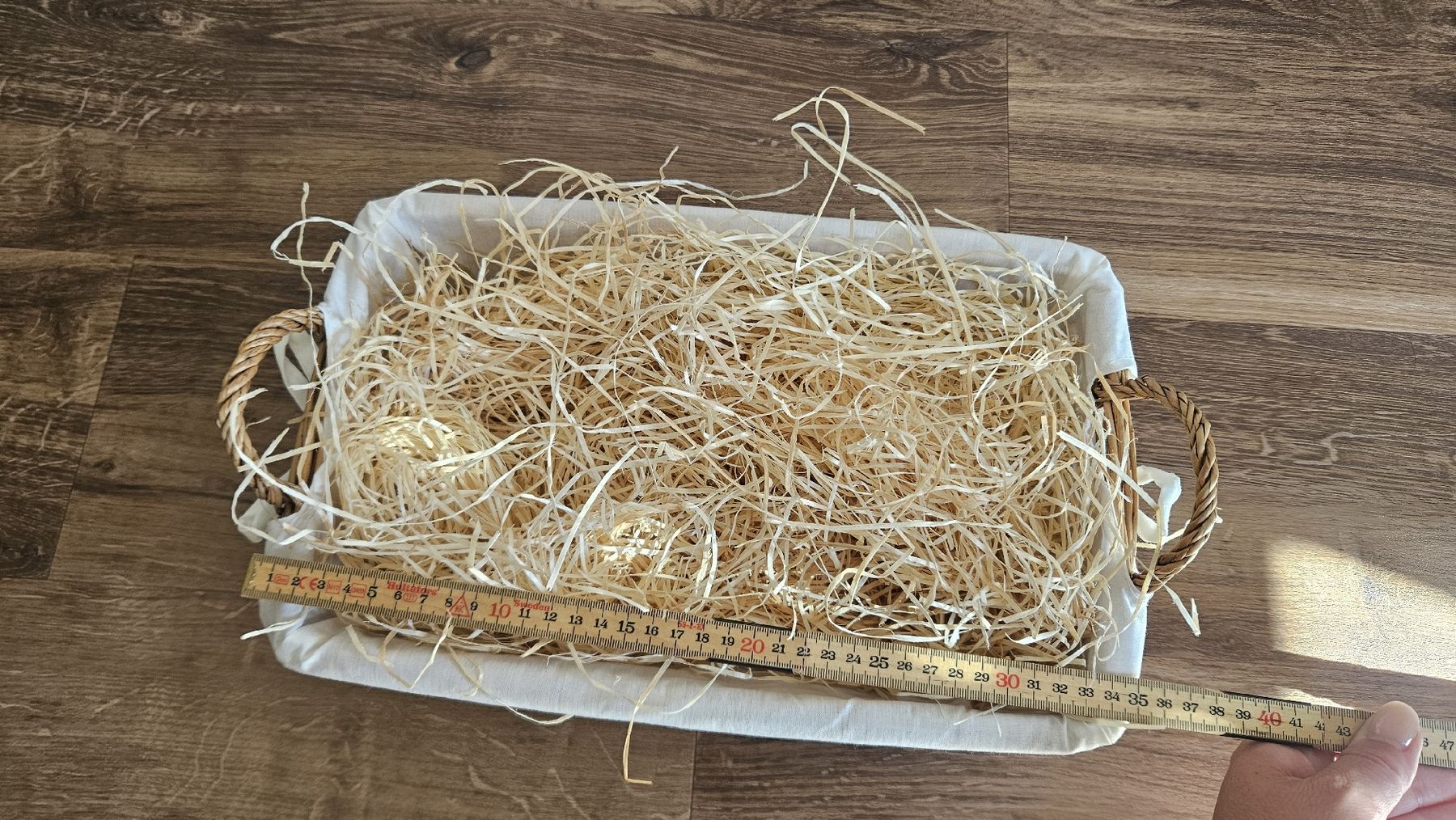 Altro per la casa: Korb Geschenkkorb mit Stoffeinsatz NEU – Nuovo (secondo la descrizione) da Schaan venduto da car_wrv2 5