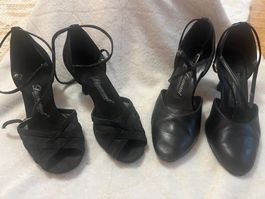 2 paar Diamant Tanzschuhe 4.5