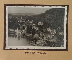 Fliegeraufnahme Walter Mittelholzer, Echtfoto, Weggis