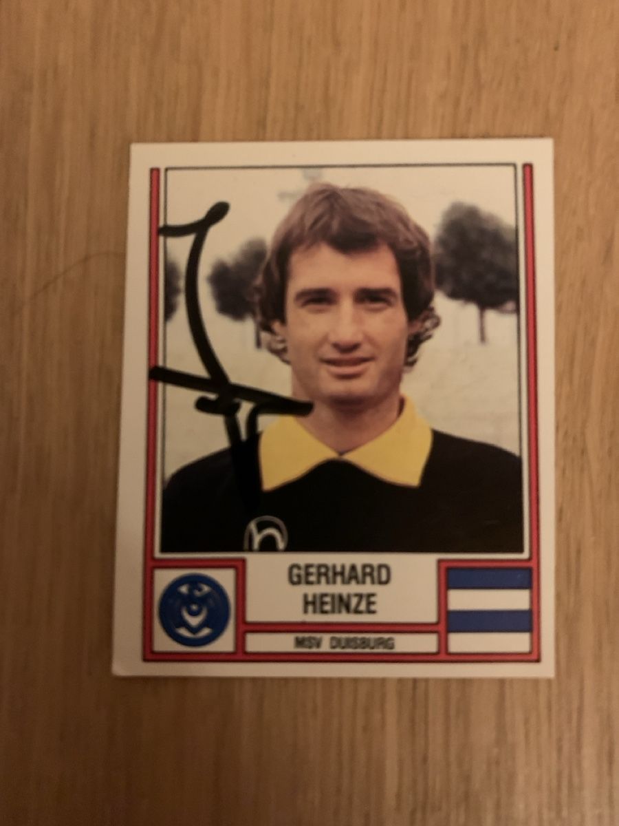 Autografi: 6 Autogramme MSV Duisburg 82/83 Panini Bilder – Usato da Greifensee venduto da Bohne01 1