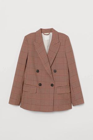 Karierter Blazer