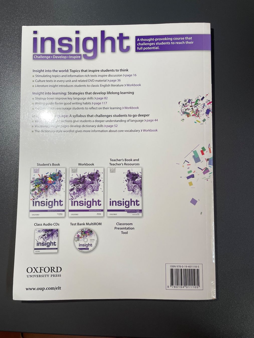 Libri: Insight Advanced Student’s Book – Usato da Chamoson venduto da daleva0204 1