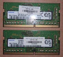 32GB DDR4 3200 SODIMM (2x16) Laptop RAMs Samsung / HP