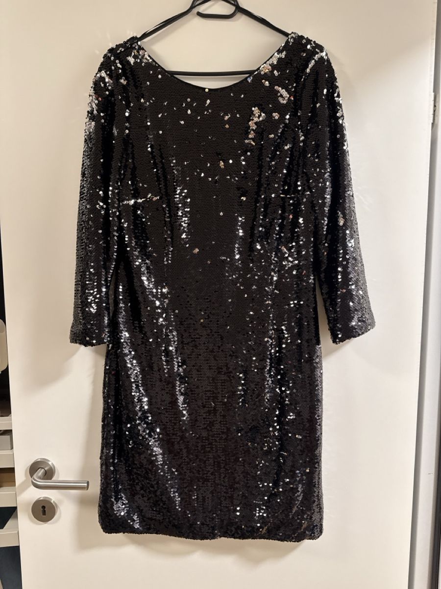 Kleider: Schwarzes Pailletten Kleid – Gebraucht aus Zürich von Sime23