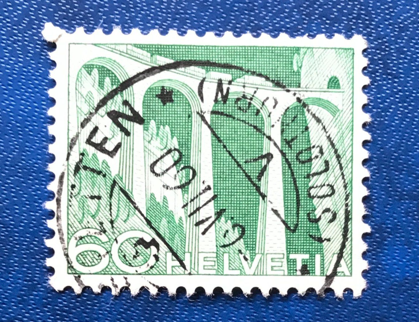 Alle Briefmarken: Nr.307 Technik und Landschaft GESTEMPELT    – Gebraucht aus Aarau von Billa007