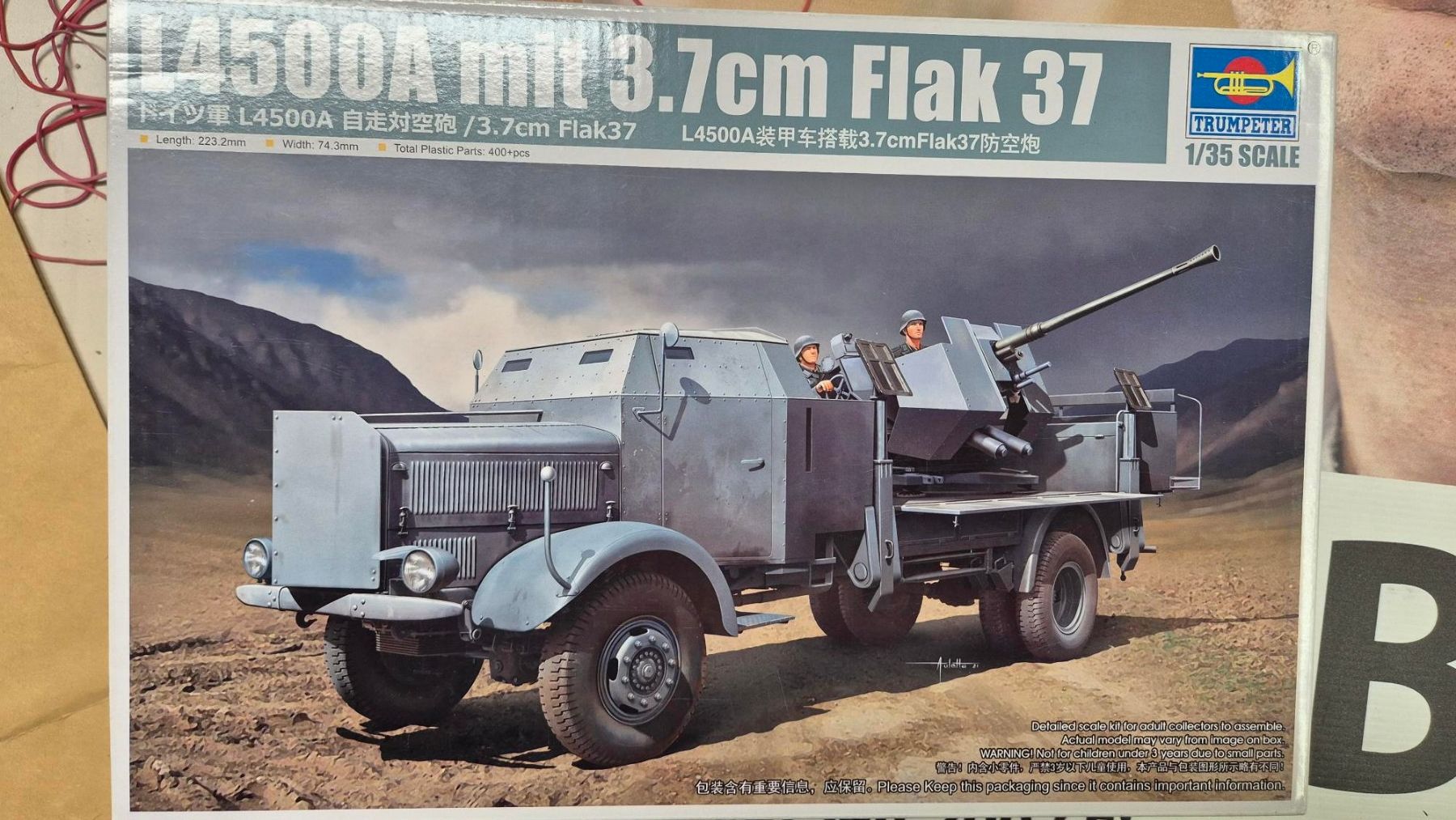 Kit di modellismo & Modellini statici: L4500 A mit 3,7 Flak – Nuovo (secondo la descrizione) da Wettingen venduto da Mmarb