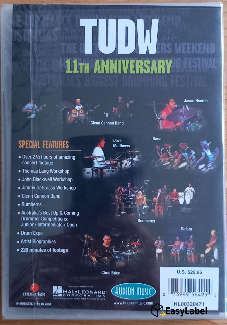 Alle DVDs: DVD The ultimate drummers weekend, 11th Anniversary – Neu und originalverpackt aus Glattpark(Opfikon) von easylabel 1
