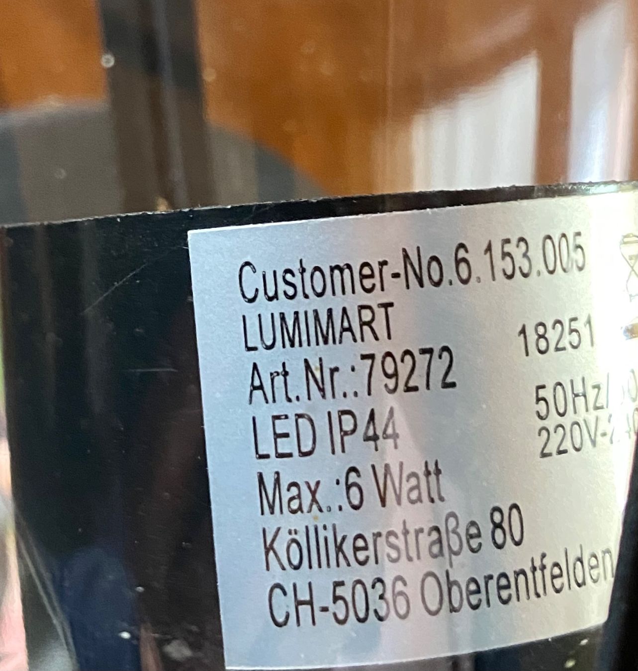 Lampes: Aussenlampe Laterne LED – D'occasion à Rosshäusern par Reb_87sr 5