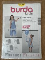 Burda Schnittmuster 9740 - Kleid & Hose - Gr. 98-128