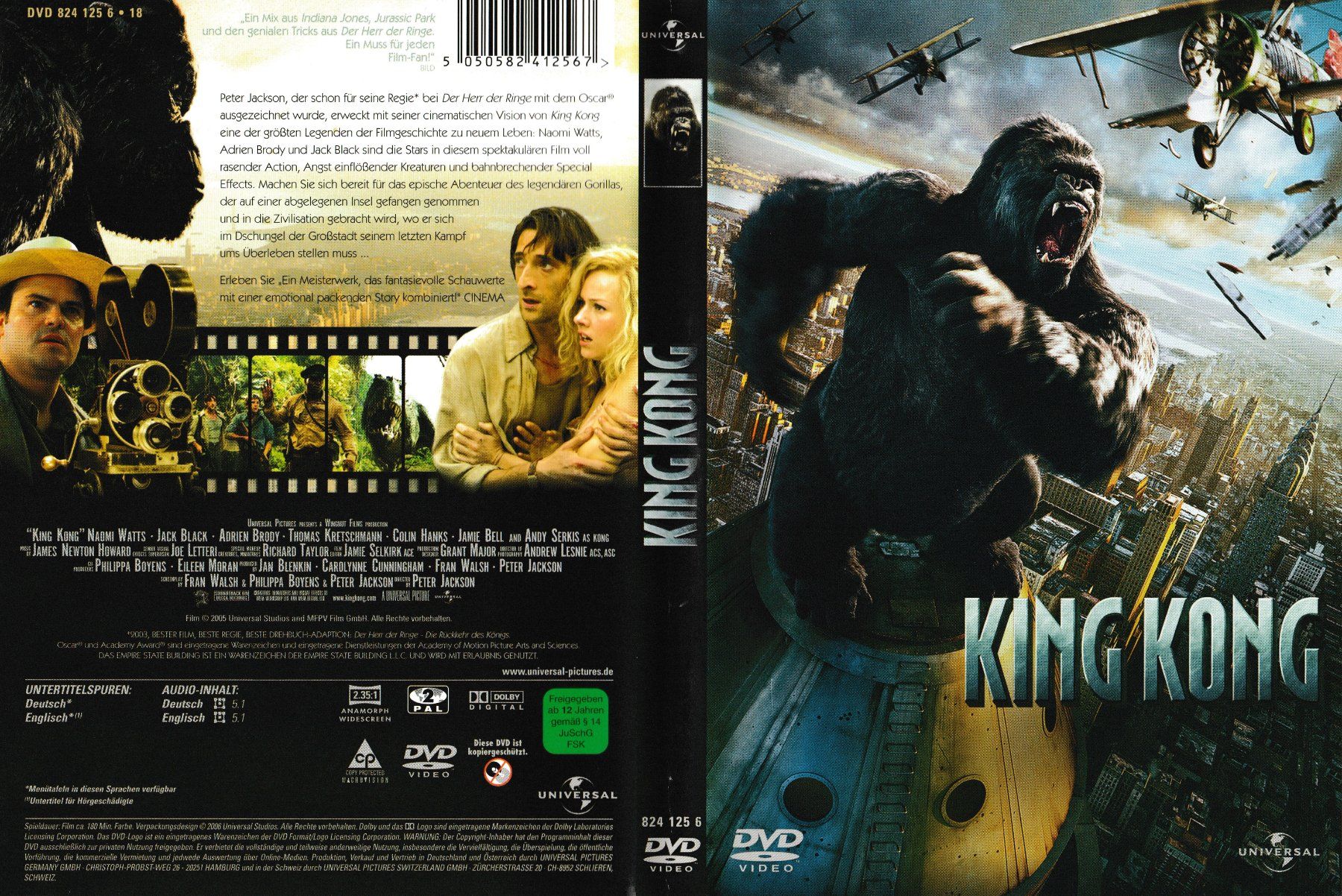 Tutti i DVDs: DVD - King Kong – Usato da Langnau am Albis venduto da MediaRescuerKeLoX