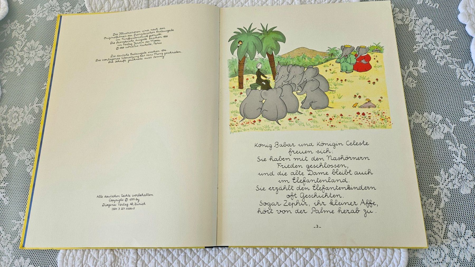Bücher: König Babar, Jean de Brunhoff, Bilderbuch – Gebraucht aus Gossau ZH von Goes05 2