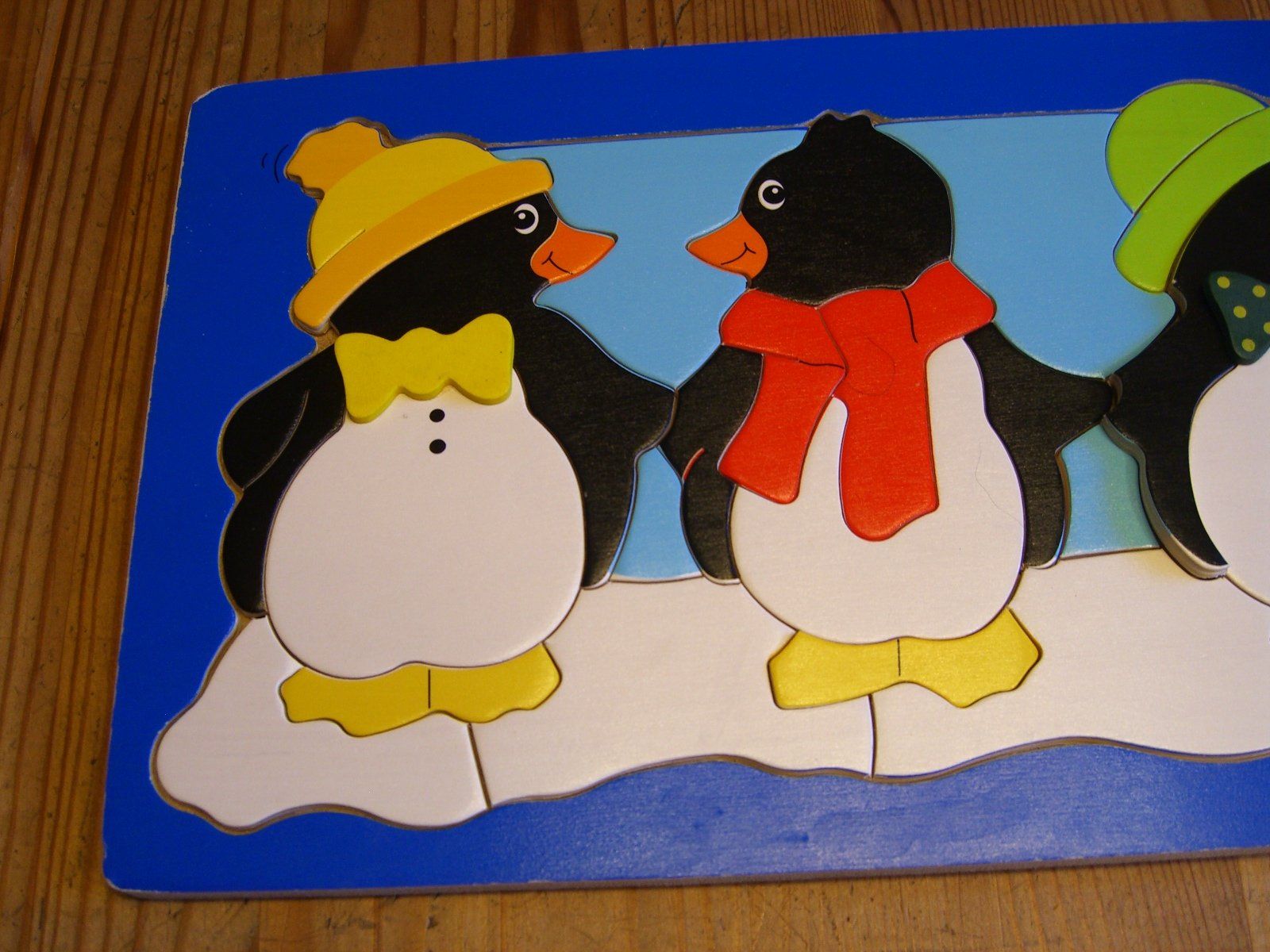 Bea Puzzle: süsses Holzpuzzle Pinguine, "BEA Toys", Holz – Usato da Winterthur venduto da Gaia 2