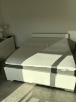 IKEA MALM Bed, Mattress, and Topper