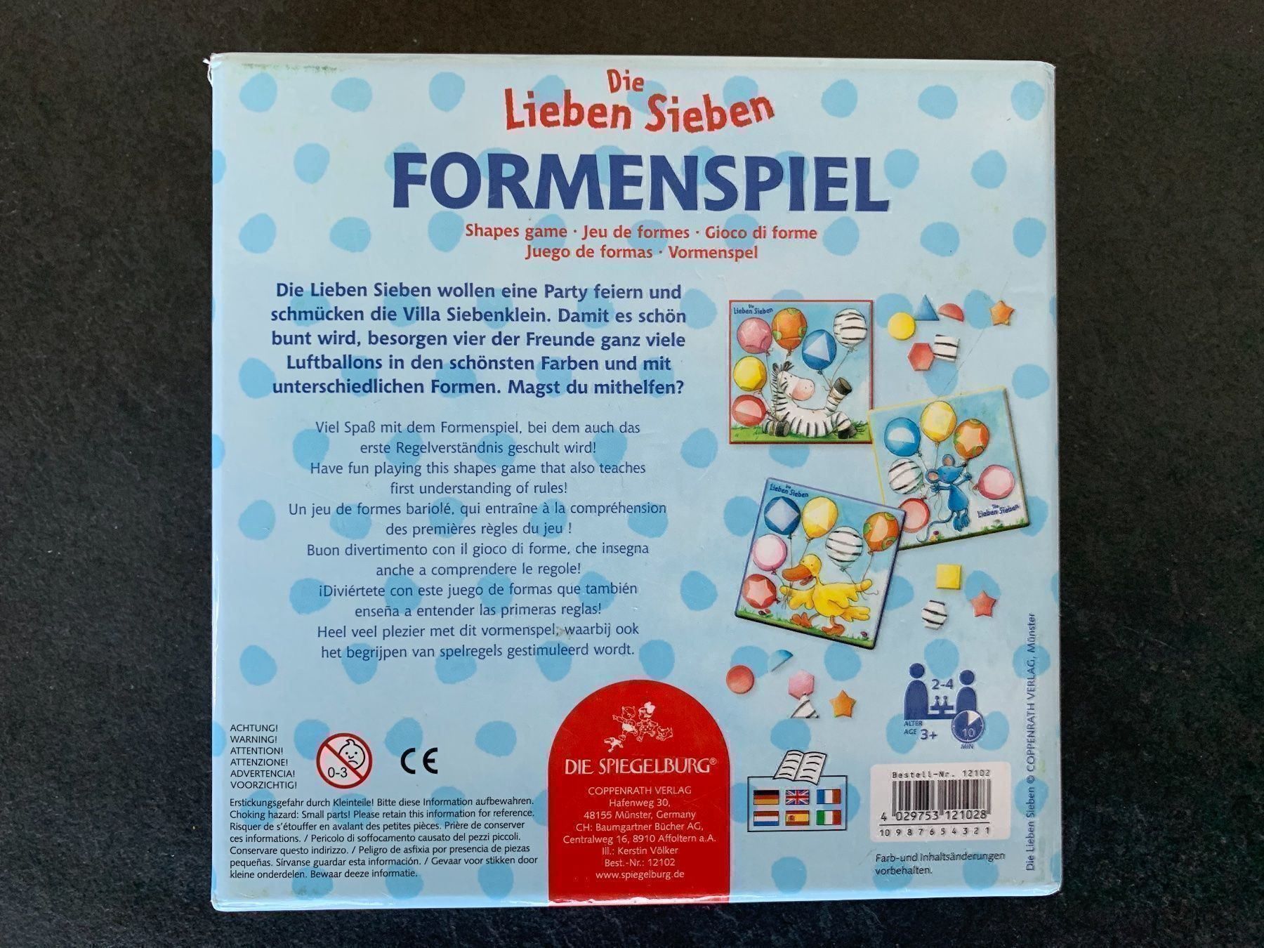 Giochi: Formenspiel - die lieben Sieben – Usato da Kallnach venduto da Thetrader 2