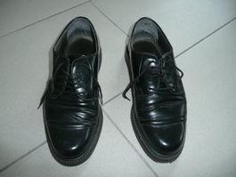 Lederschuhe schwarz Made in Italy Grösse 40