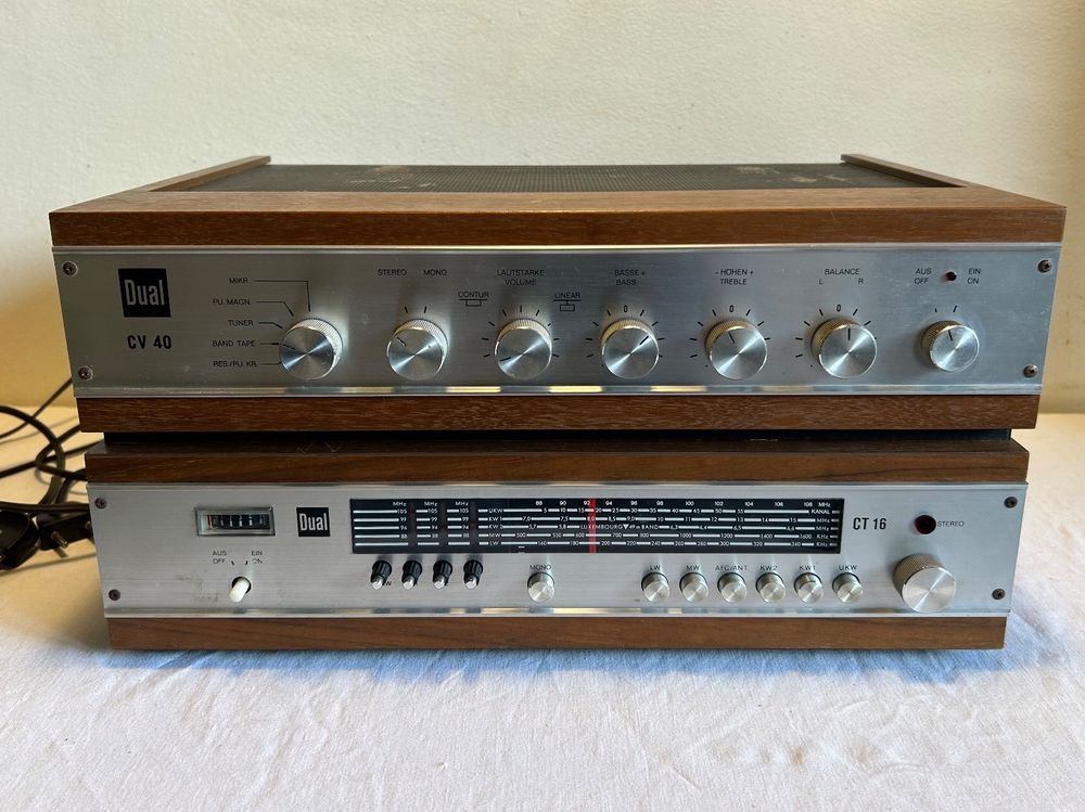 Ampli Stéréo Dual CV3580 – 2.1 Canaux – 4 Entrées RCA – Fonctionne Parfaitement