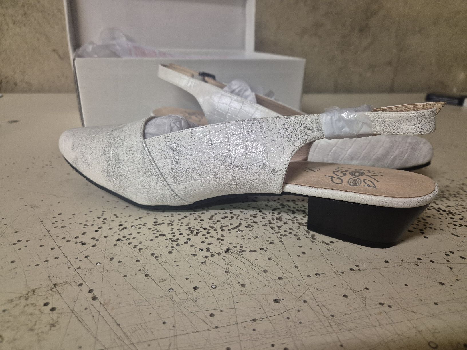 Scarpe da donna: Liva Loop weiss kroko – Nuovo e nell'imballaggio originale da Biel/Bienne venduto da CS013 2